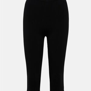 Toteme Black Cropped Ankle Pants